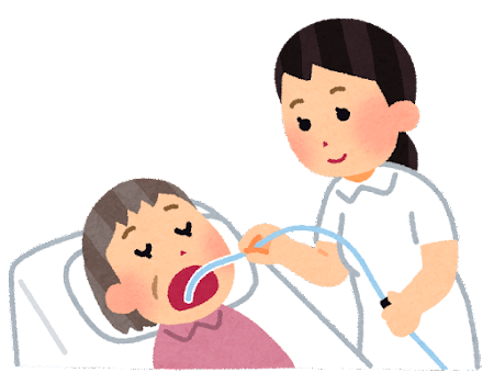 たん吸引のイラスト